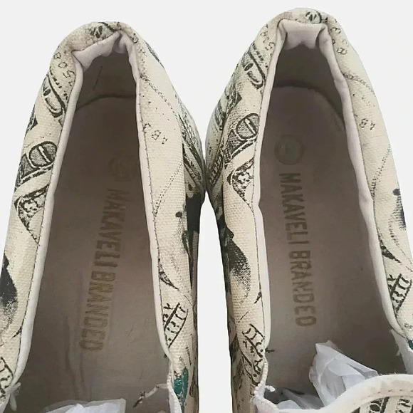 Vintage 90s Makaveli Tupac Slip-on Sneakers Men's Size 11 - Picture 5 of 9